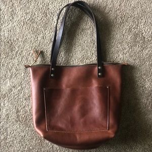Portland Leather Goods Zipper Tote Bag